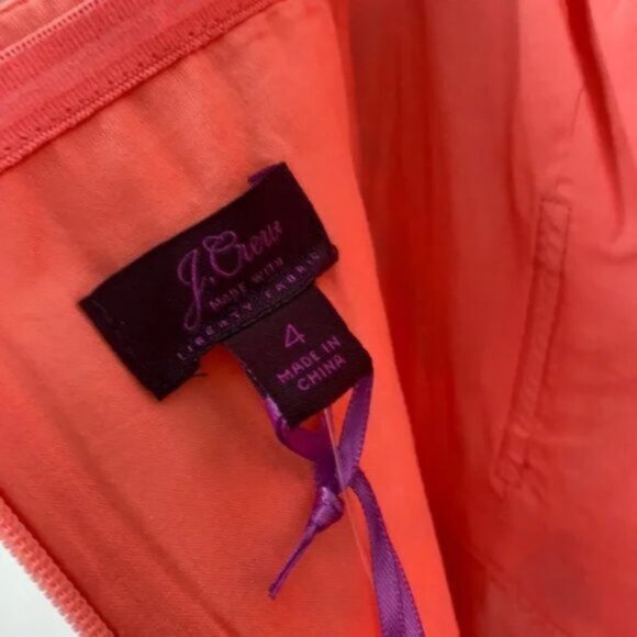 NWT J.Crew 4 Liberty Josephine Dress Mermaid Coral - Picture 6 of 12